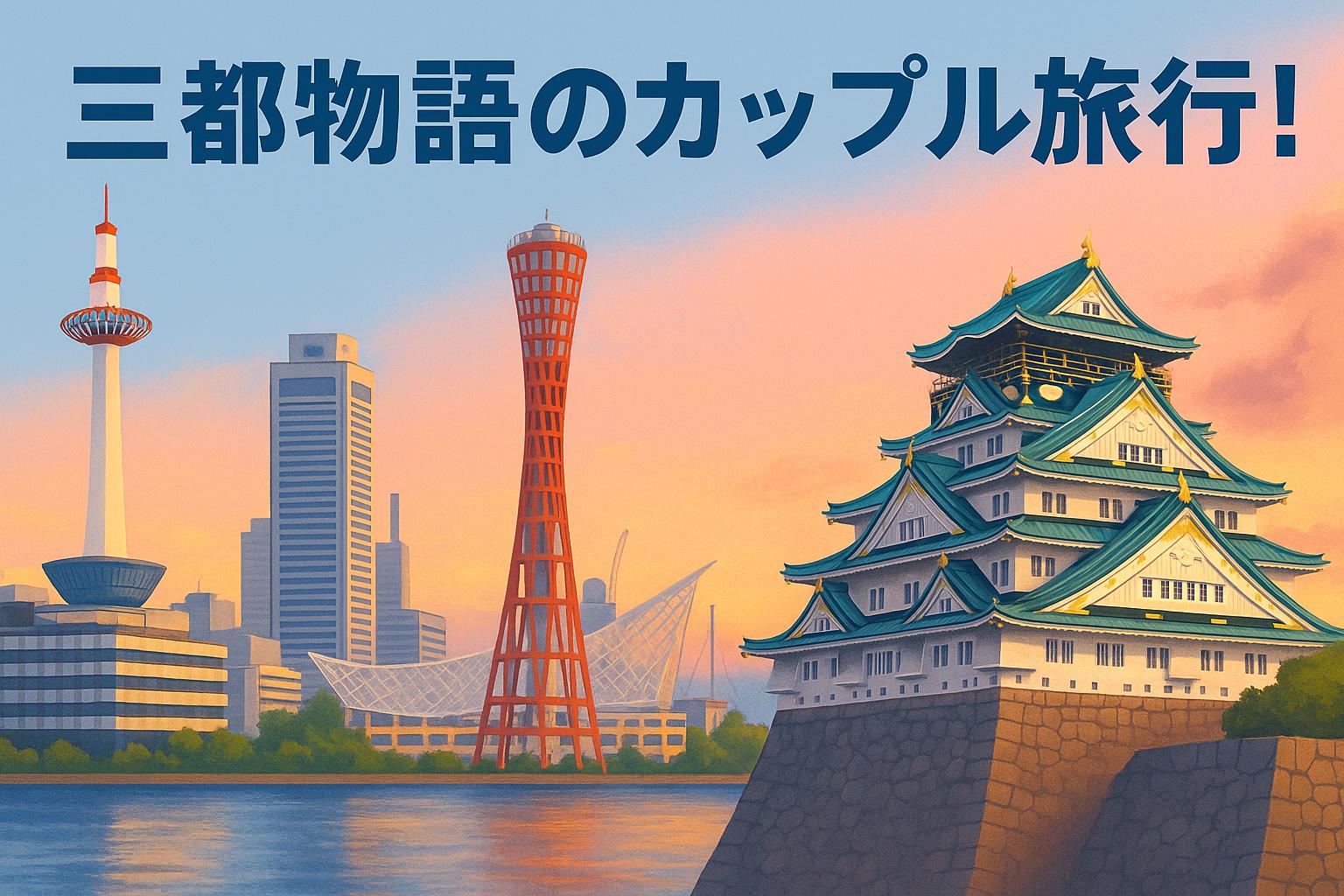 三都物語のカップル旅行！｜京都・大阪・神戸をめぐるデート旅におすすめの観光スポットとお得なきっぷ情報
