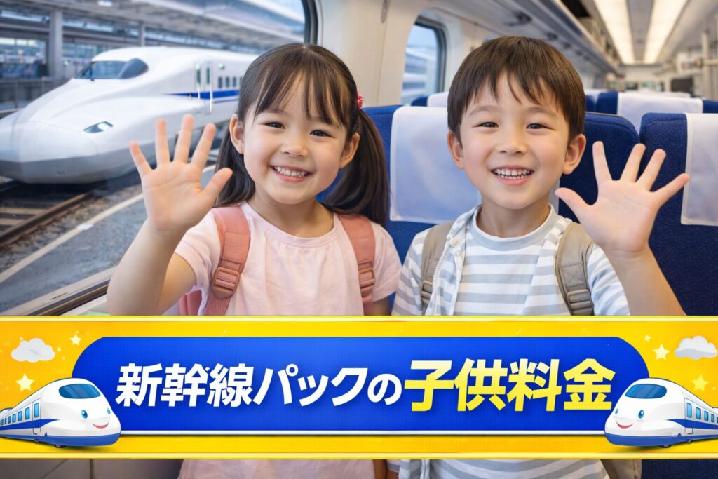 ディズニー新幹線パックの子供料金